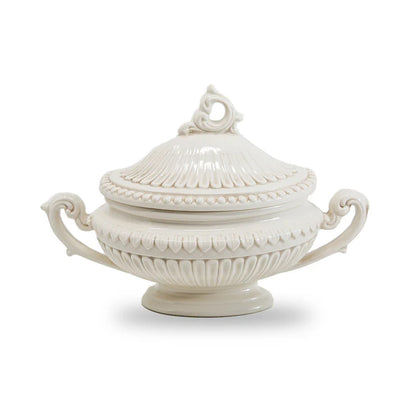 Arte Italica Finezza Cream Small Oval Soup Tureen