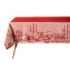 Le Jacquard Francais Festin Red Tablecloth