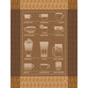 Le Jacquard Francais Barista Brown Tea Towel