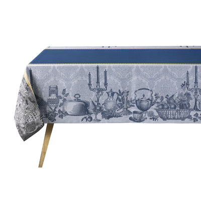 Le Jacquard Francais Festin Blue Tablecloth