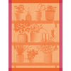 Le Jacquard Francais Herbes Fraiches Orange Tea Towel