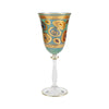 Vietri regalia Aqua Wine Glass