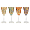 Vietri Regalia Assorted Wine Glasses (set of 4)