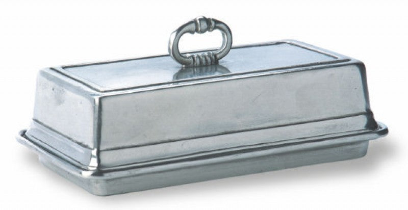 MATCH Pewter Double Covered Butter Dish