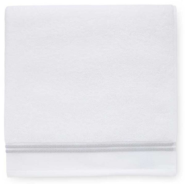 Sferra Aura Hand Towel - White/White