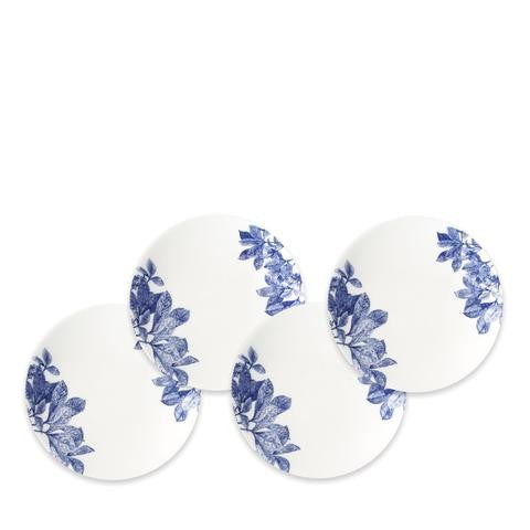 Caskata Blue Arbor Tall Cereal Bowl, Set of 4