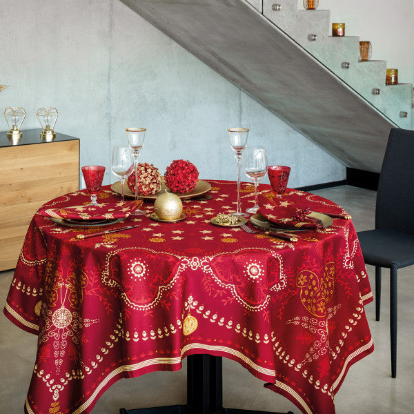 BEAUVILLE Igor Cardinal Table Linens - Yvonne Estelle's