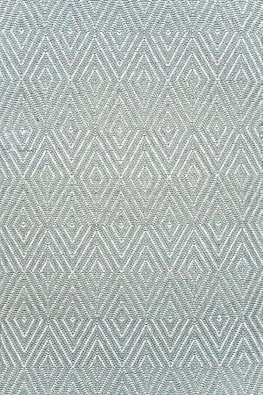 Dash & Albert Herringbone Light Blue/Ivory Indoor/Outdoor Rug 2' x 3