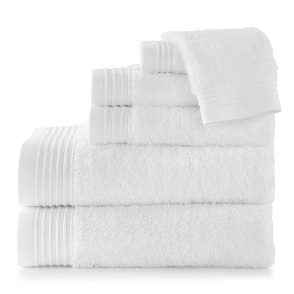 Peacock Alley Bamboo Bath Towels - White - Plush and Absorbent Towels