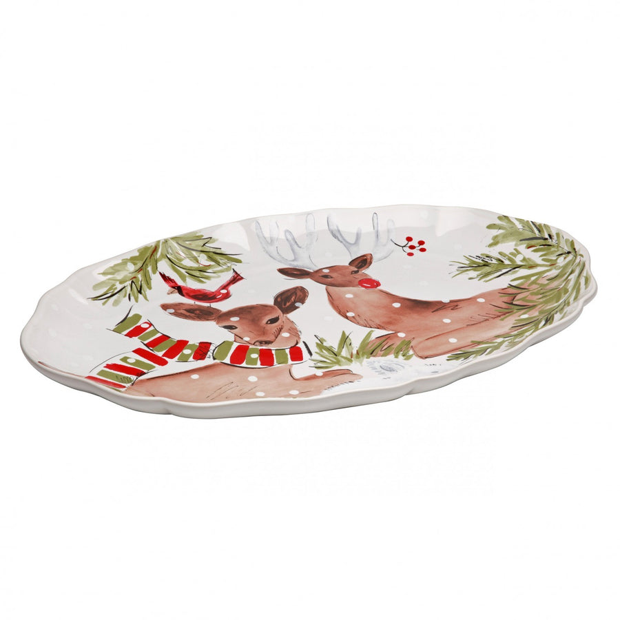 BODRUM LINENS Picot White with Red Napkins - Yvonne Estelle's