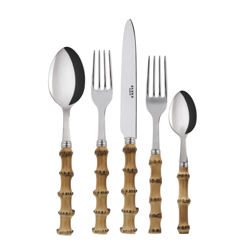 Set cubiertos Sabre París de acero inoxidable 5 piezas